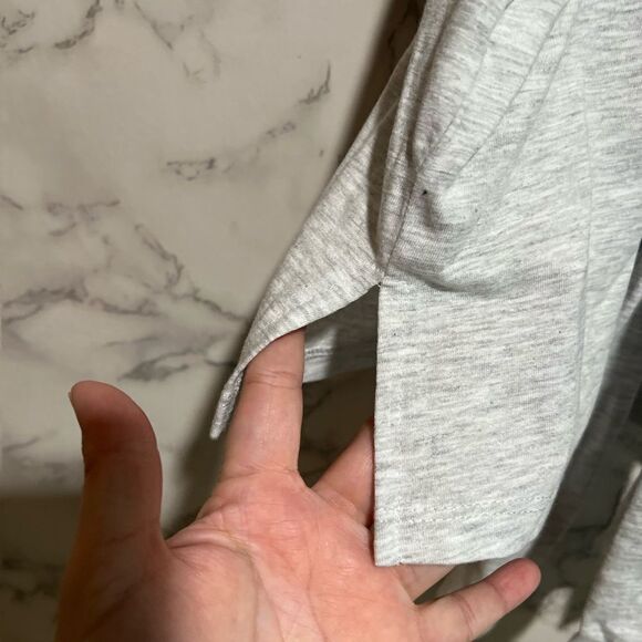 𝅺Topshop Tie Back tank Top sleeveless Heather Grey - Picture 8 of 10